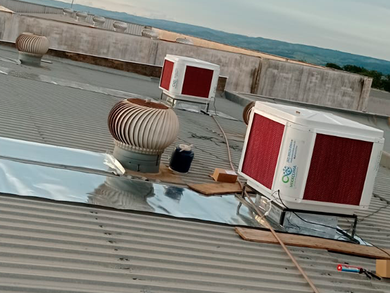 Trabalho executado pela MixxClima em climatização evaporativa - foto 9